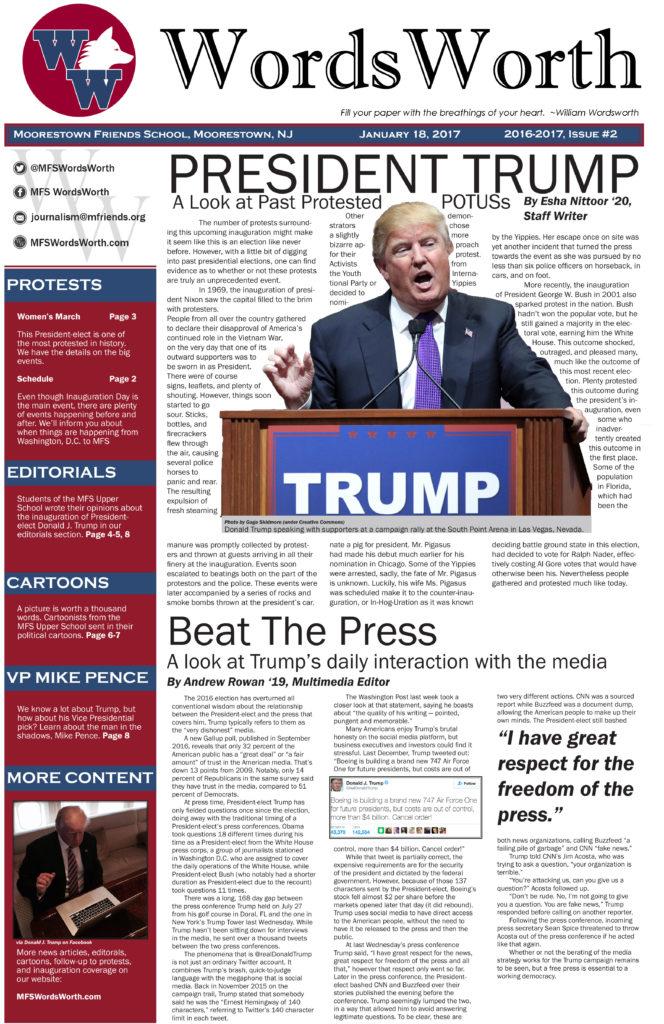 January 2017 - Special Inaugural Edition