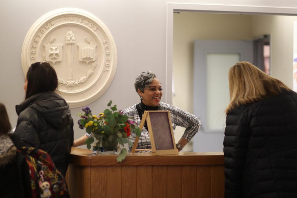 Goldsmith greets nearly everyone with a smile as they pass through Stokes Hall. (Photo by Andrew Rowan '19 / Editor-in-Chief and Fox Tracks Executive Producer)