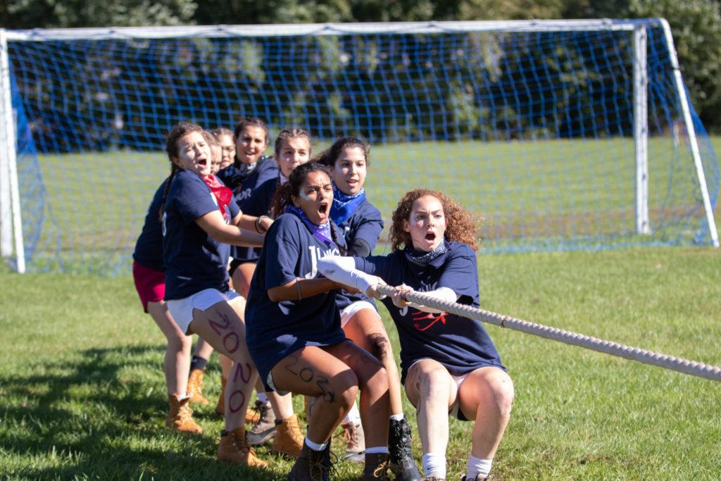 Intense Battles Rage at Tug-of-War Competition