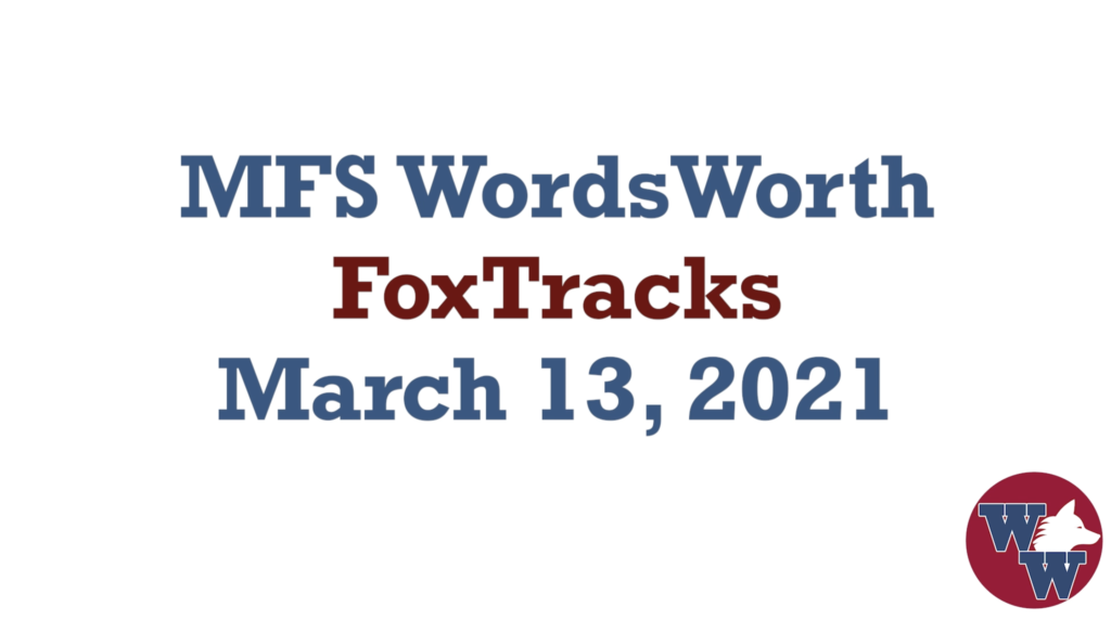 FoxTracks: March 13, 2021