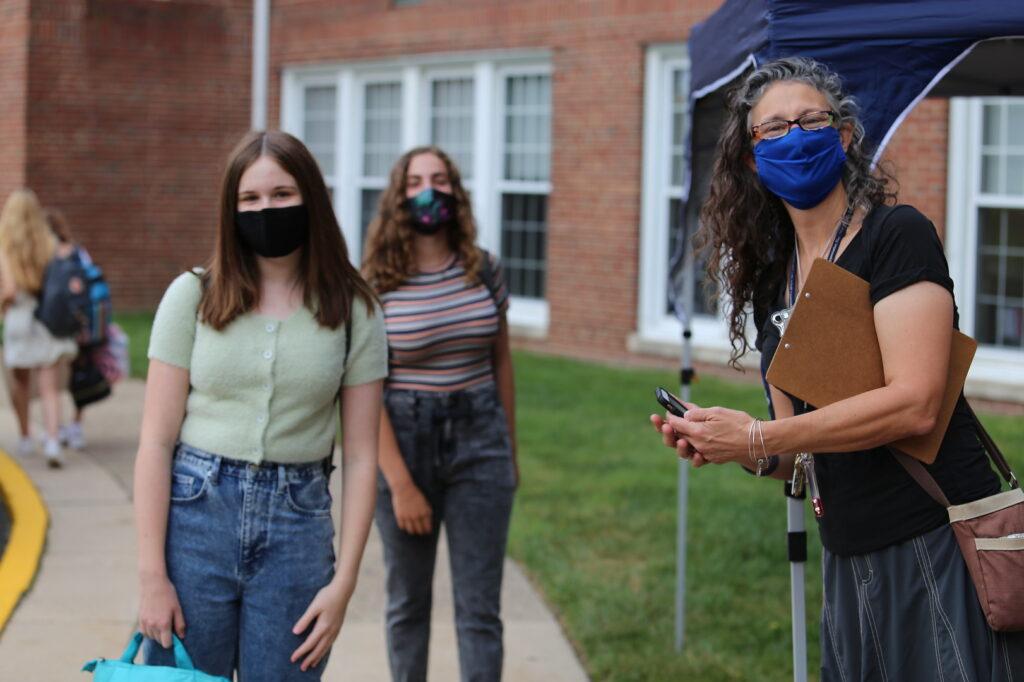 Freshman arrive for their first day of school.
Photo from MFS Smugmug
