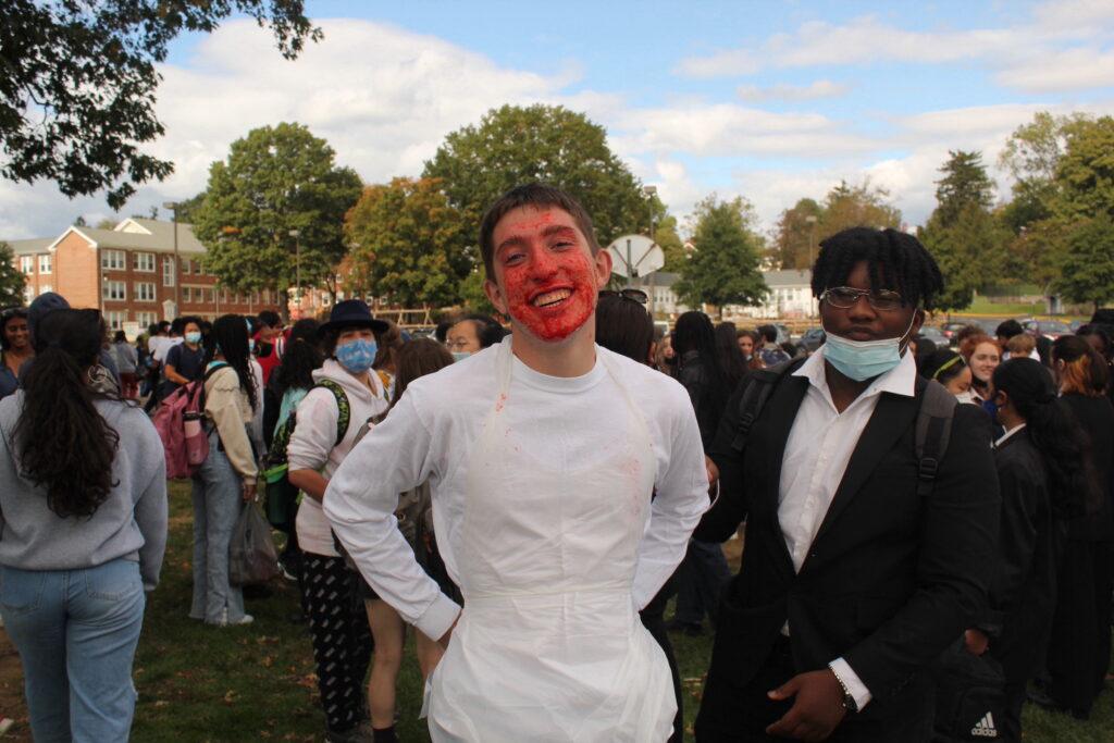 Short is all smiles after the jello eating event; 
Photo Credits: Emma Nei
