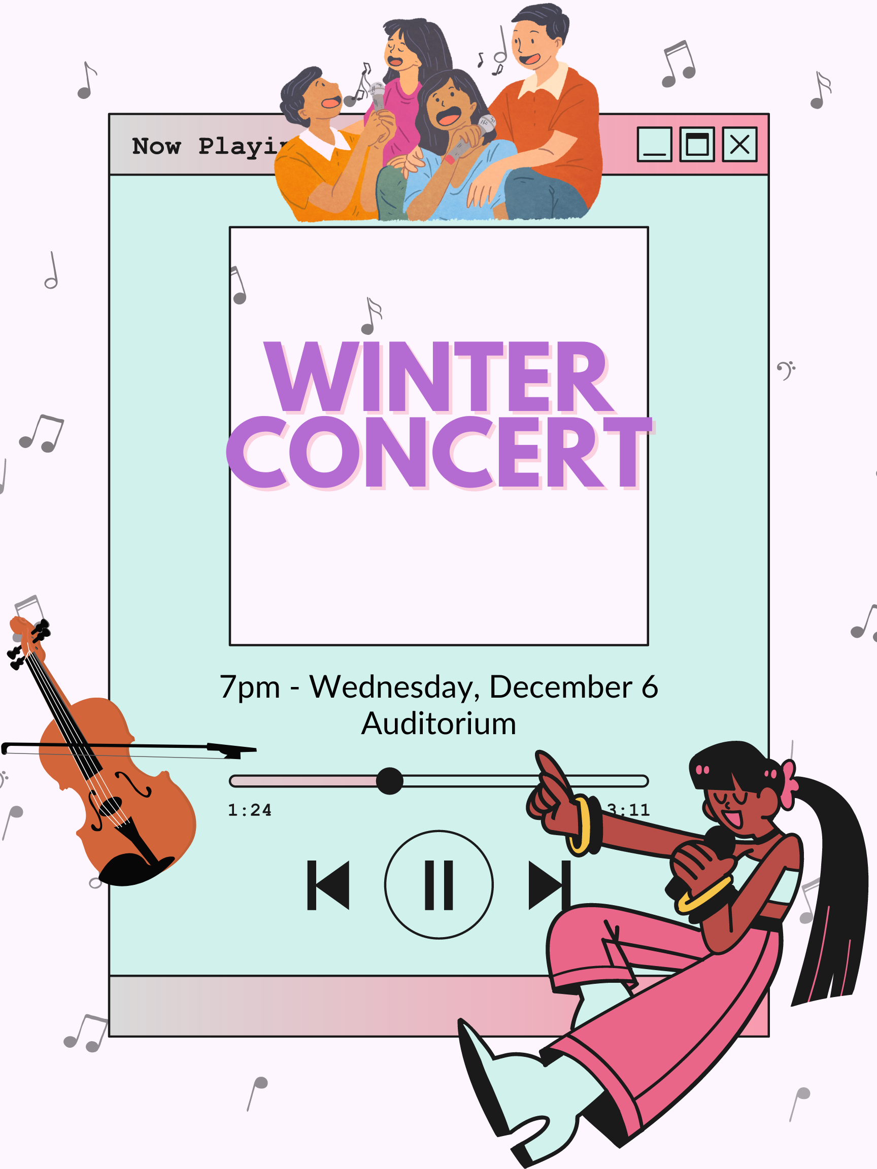 US Winter Concert Tonight, Featuring a Variety of Diverse Songs