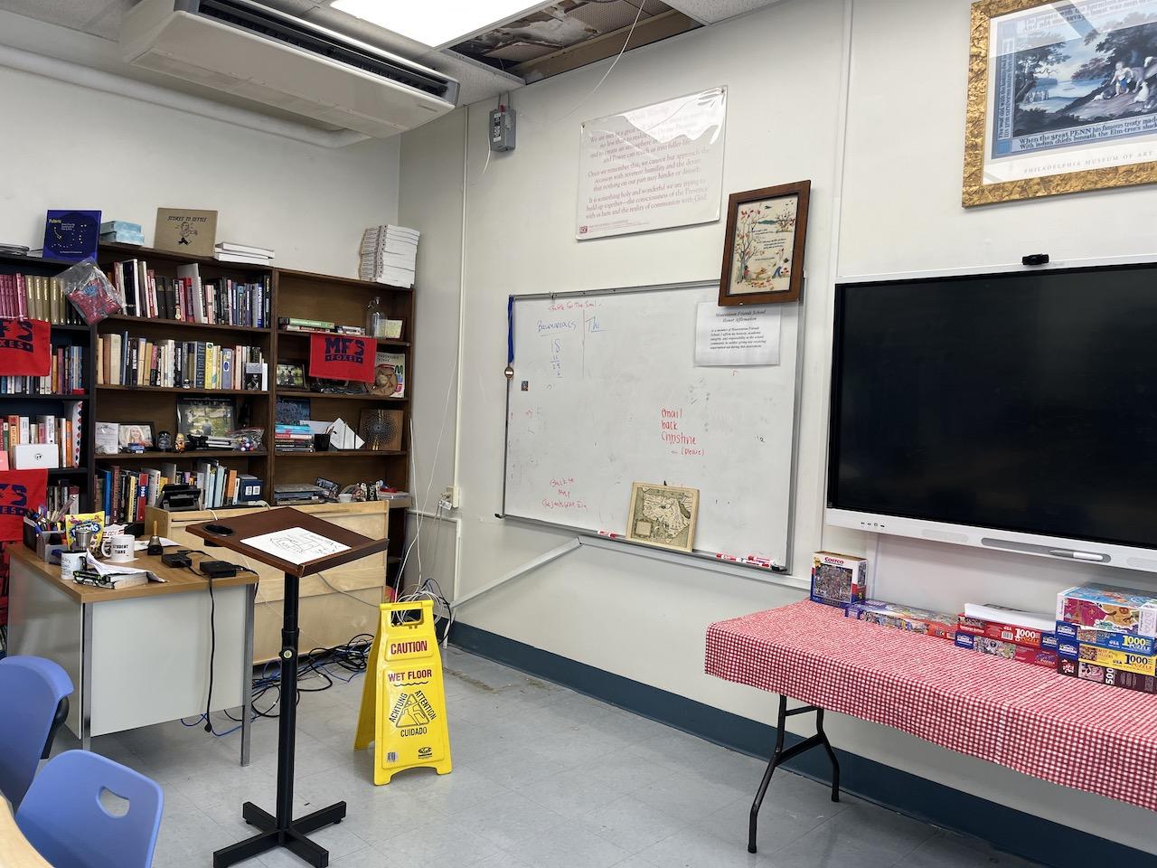 BREAKING: Part of Ceiling Collapses in Room 101 after Intense Storm