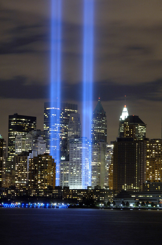 “World Trade Center Memorial” by Denise Gould. 
