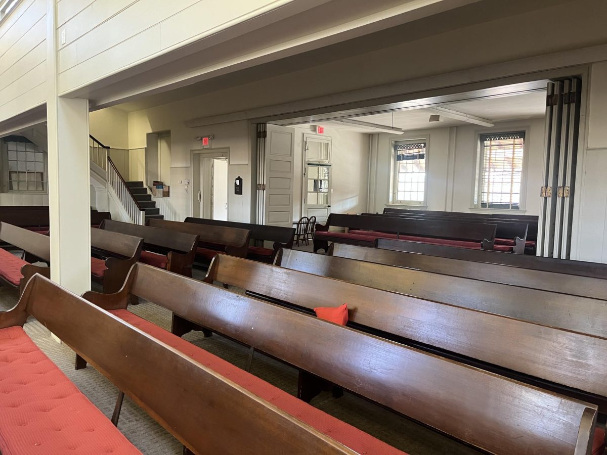 A view of the Moorestown Friends Meeting House. Photo by Keva Elie ’26

