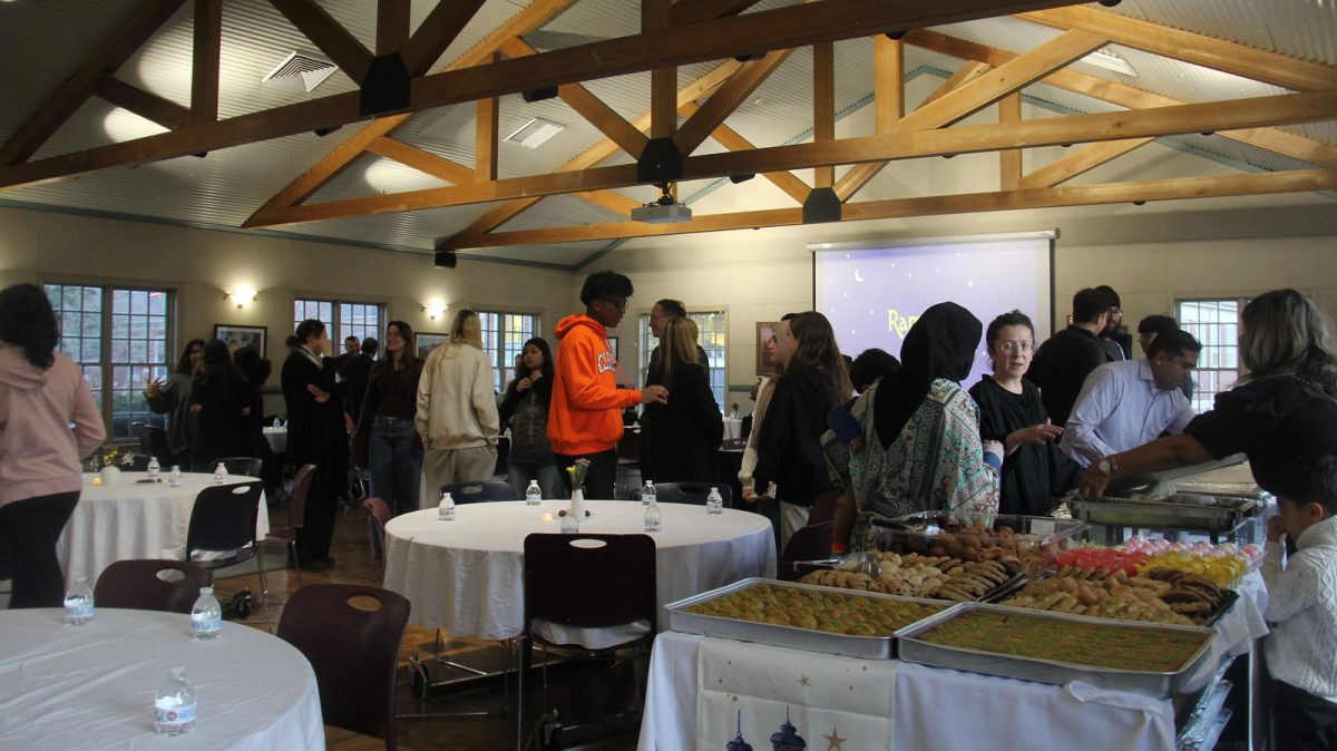 Students listening to Ramadan Presentation. Photos by Emily Huynh ’27 and Sophia Lalani ’25. 